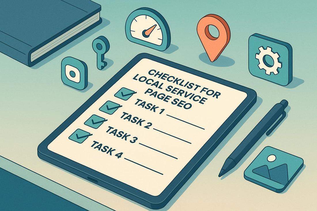 Checklist for Local Service Page SEO