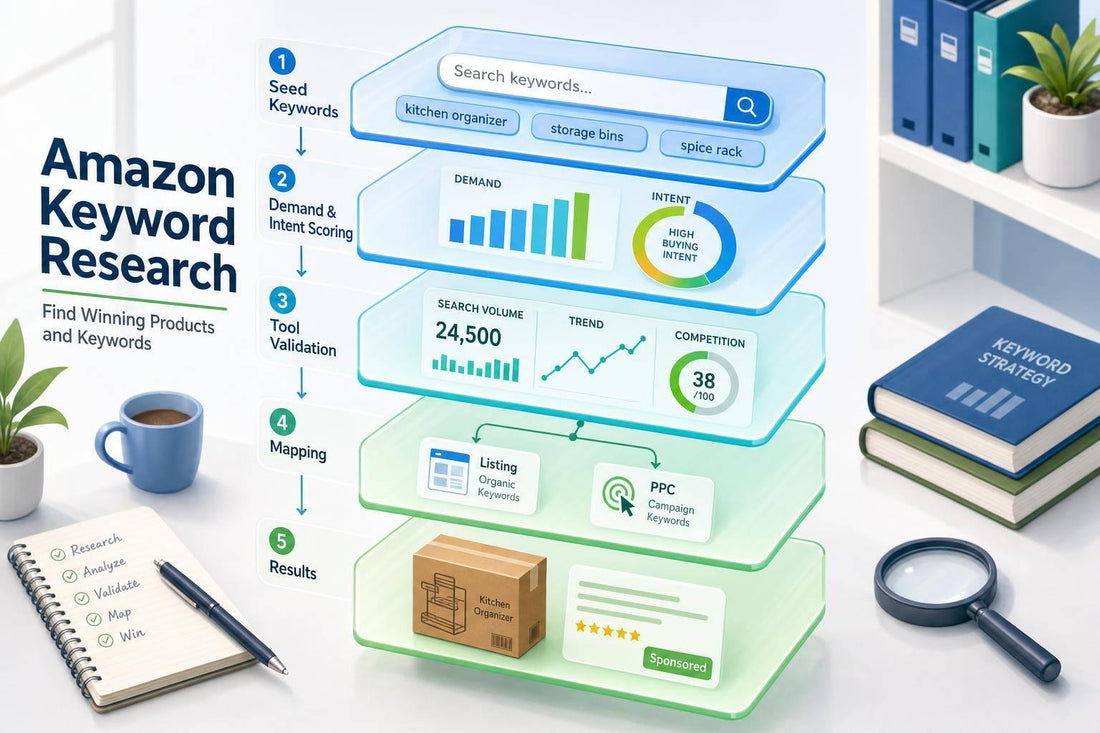 Amazon Keyword Research Tutorial : Find Winning Products And Keywords