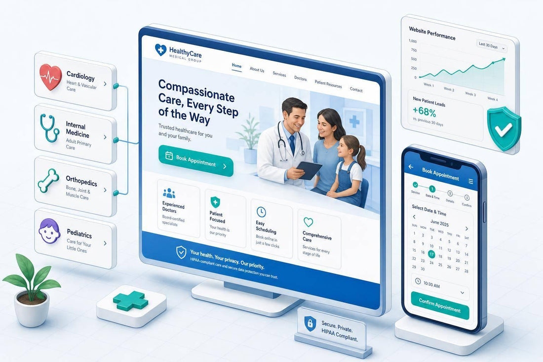 Healthcare Web Design: How To Build A Medical Website That Converts