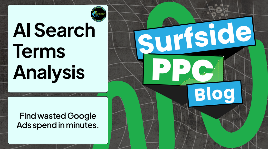Using AI to analyze a Google Ads search terms report and build negative keyword lists