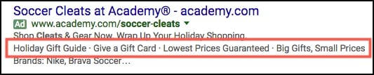 adwords callout ad extension example