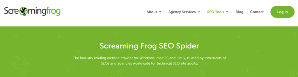 screaming frog seo spider tool