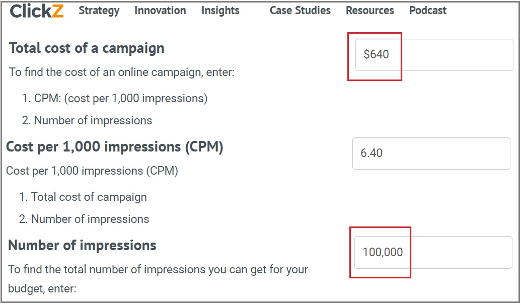 How to Calculate Cost Per 1000 Impressions (CPM) in Google Ads