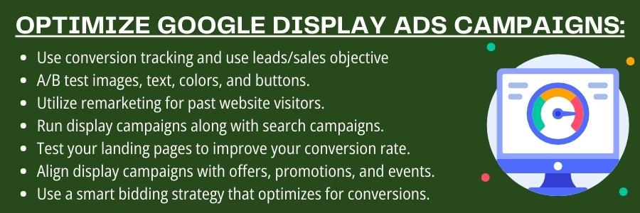optimize google display ads campaigns